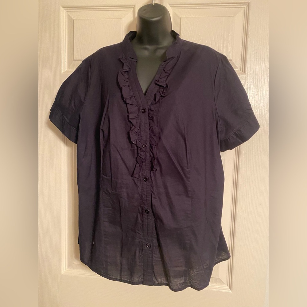 St. John's Bay Navy Blouse